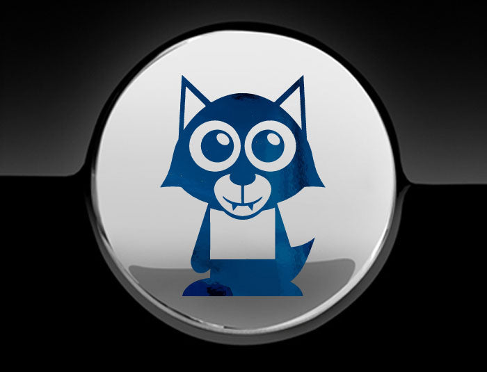 Adorable Werewolf Fuel Cap Car Sticker