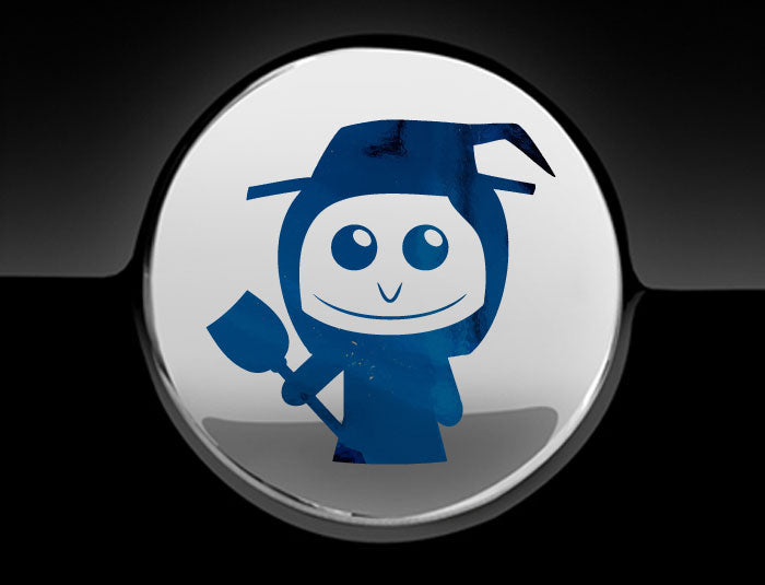 Adorable Witch Fuel Cap Car Sticker