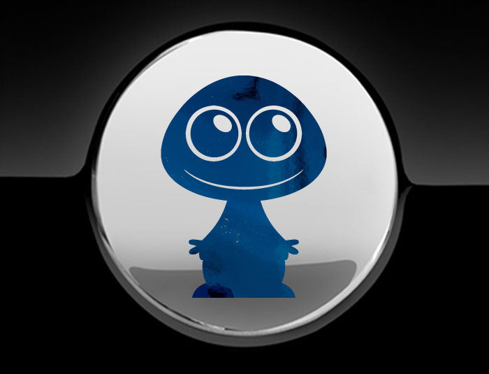 Adorable Alien Fuel Cap Car Sticker