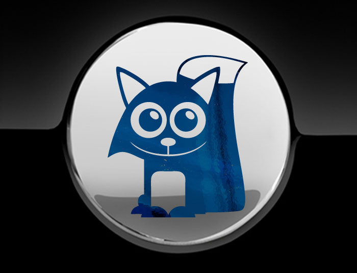 Adorable Fox Fuel Cap Car Sticker
