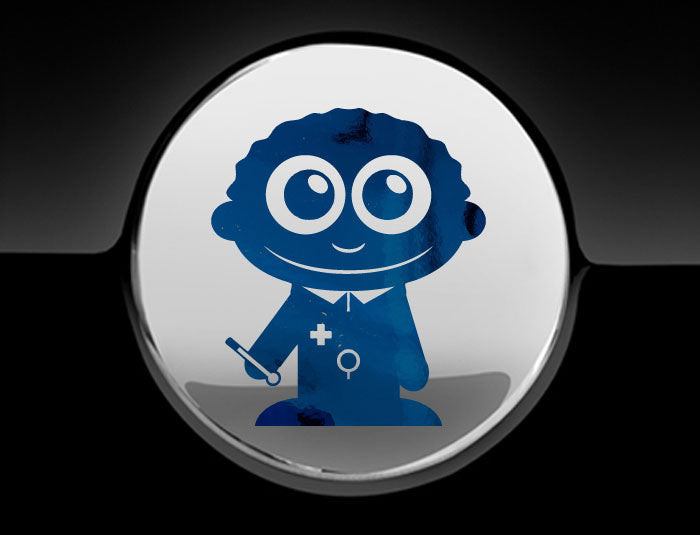 Adorable Doctor Fuel Cap Car Sticker