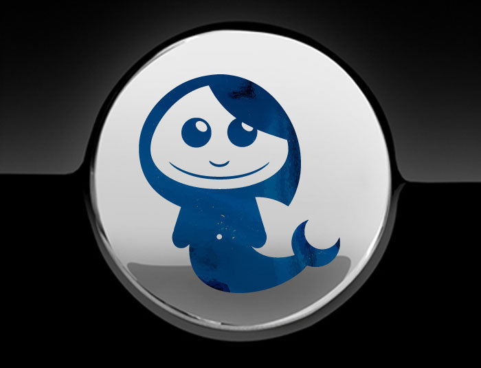 Adorable Mermaid Fuel Cap Car Sticker