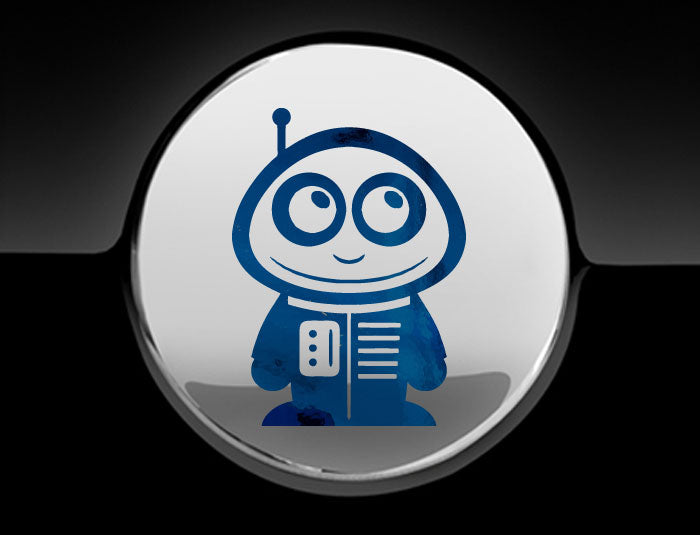 Adorable Astronaut Fuel Cap Car Sticker