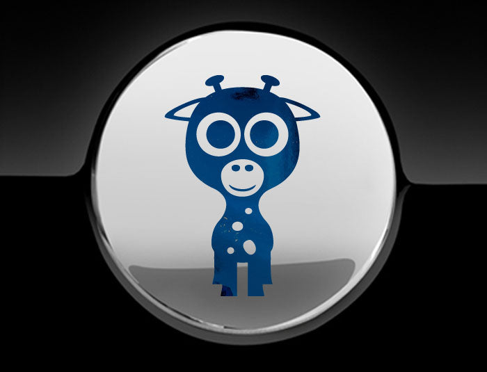 Adorable Giraffe Fuel Cap Car Sticker