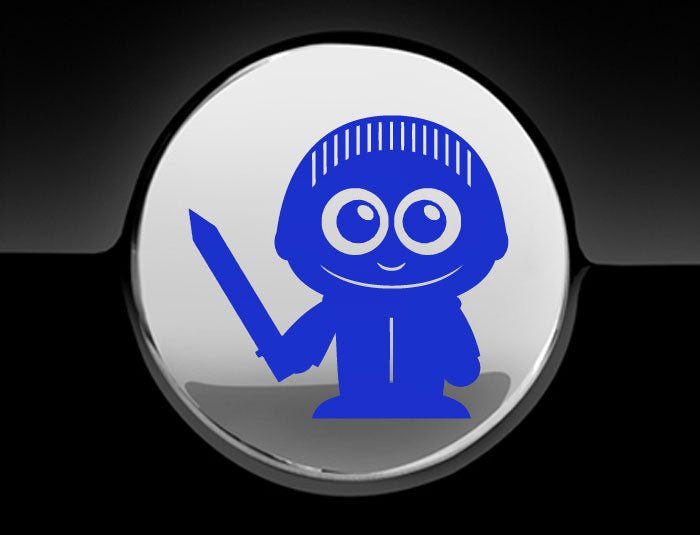 Adorable Knight Fuel Cap Car Sticker