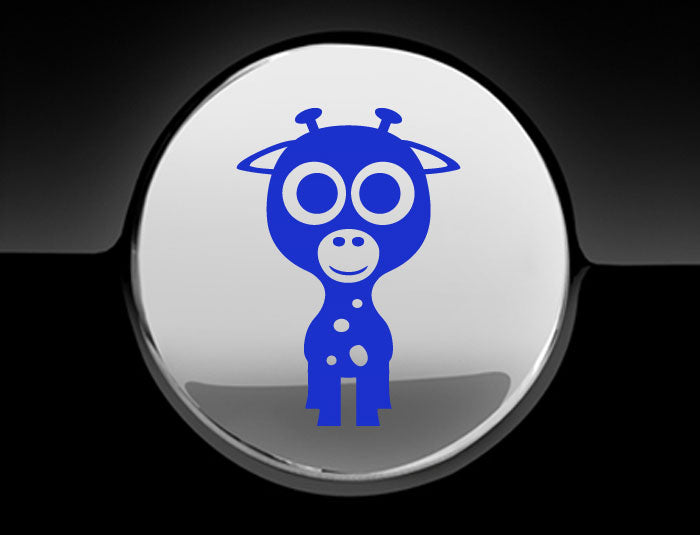 Adorable Giraffe Fuel Cap Car Sticker
