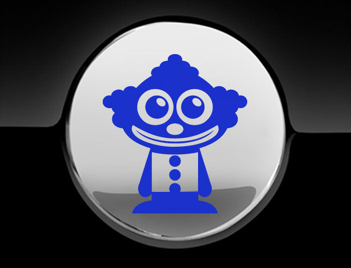 Adorable Clown Fuel Cap Car Sticker
