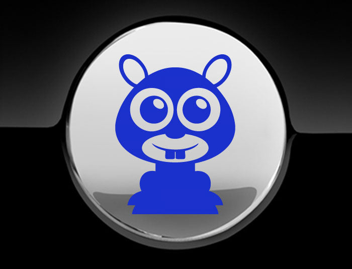Adorable Mole Fuel Cap Car Sticker