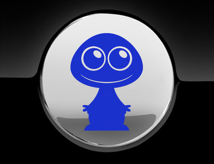 Adorable Alien Fuel Cap Car Sticker