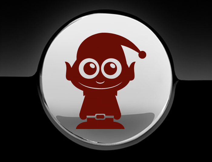 Adorable Elf Fuel Cap Car Sticker