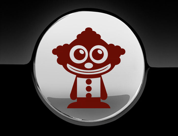 Adorable Clown Fuel Cap Car Sticker