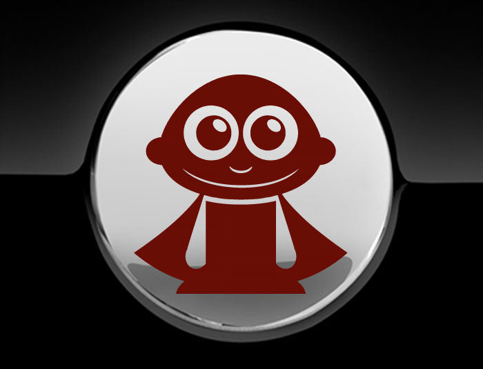 Adorable Superhero Fuel Cap Car Sticker