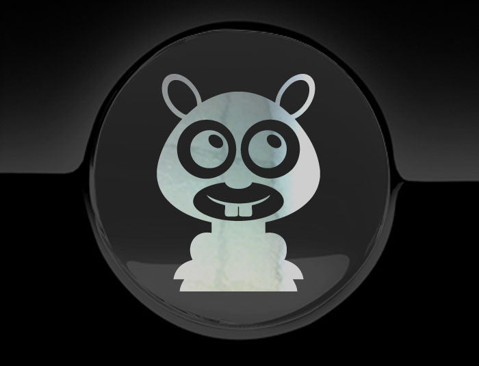 Adorable Mole Fuel Cap Car Sticker