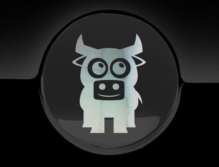 Adorable Bull Fuel Cap Car Sticker