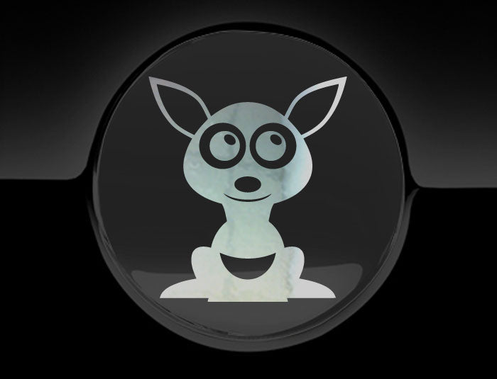 Adorable Kangaroo Fuel Cap Car Sticker