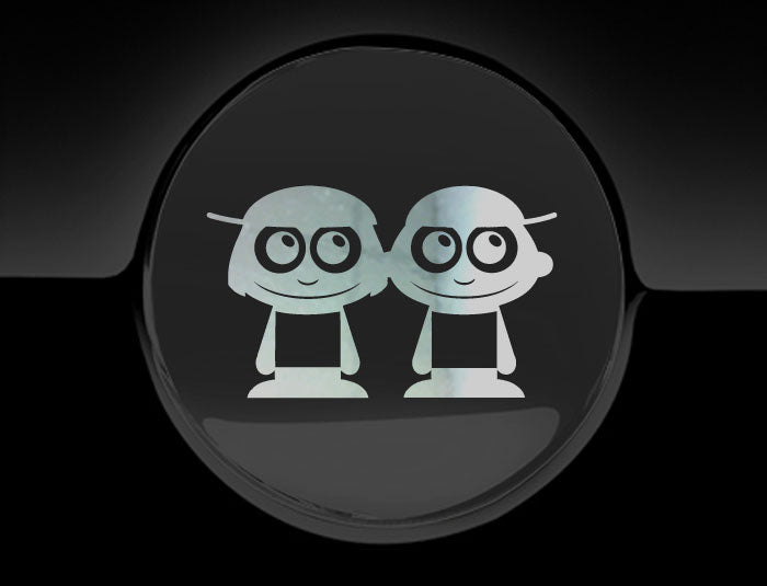 Adorable Boys Fuel Cap Car Sticker