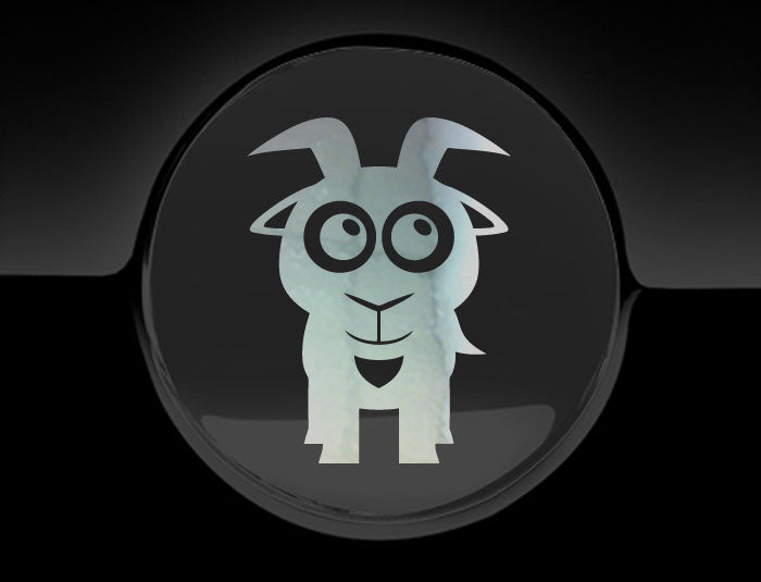 Adorable Goat Fuel Cap Car Sticker