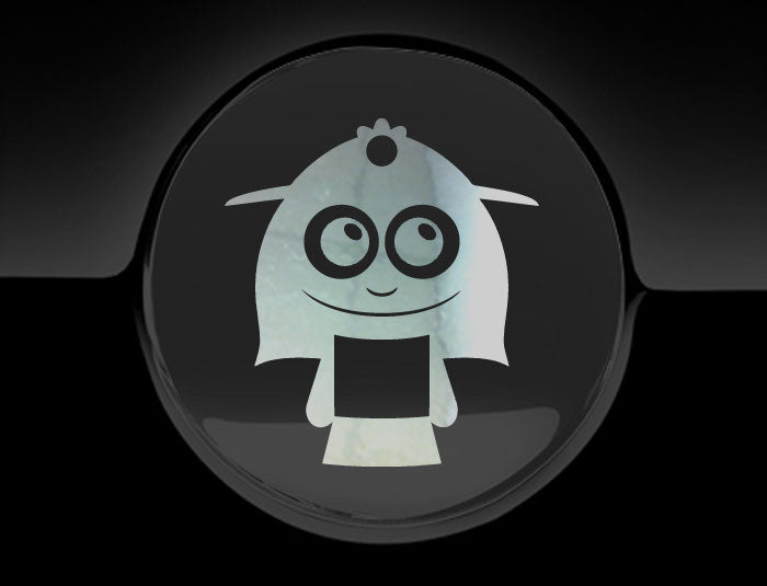 Adorable Lady Fuel Cap Car Sticker