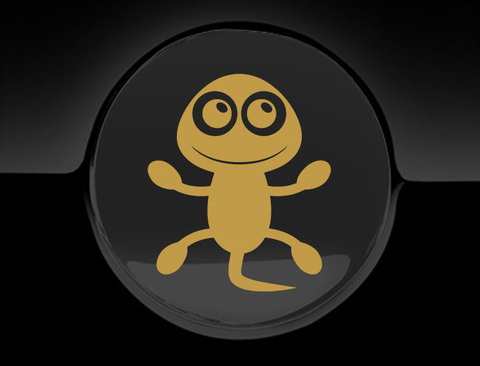 Adorable Lizard Fuel Cap Car Sticker