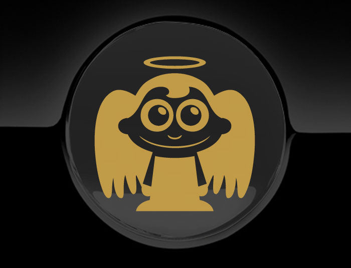 Adorable Angel Fuel Cap Car Sticker