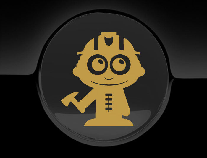 Adorable Firefighter Fuel Cap Car Sticker