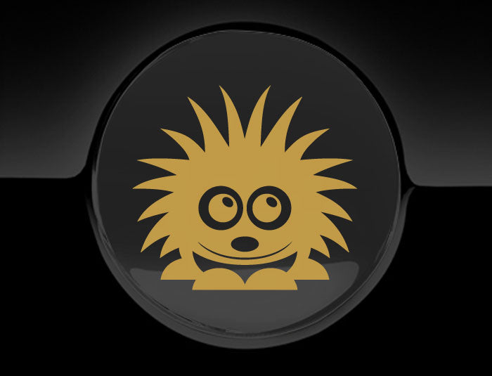 Adorable Hedgehog Fuel Cap Car Sticker