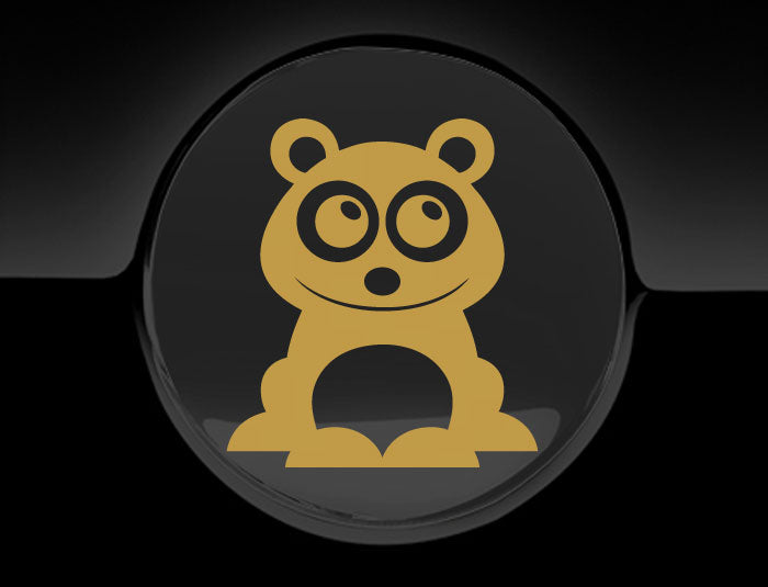 Adorable Panda Fuel Cap Car Sticker