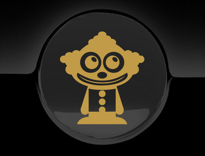 Adorable Clown Fuel Cap Car Sticker