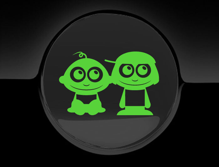 Adorable Children Fuel Cap Car Sticker