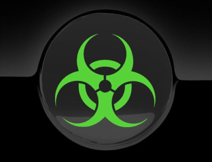 Biohazard Fuel Cap Cover Car Sticker