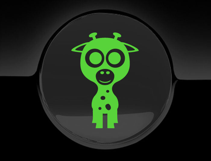 Adorable Giraffe Fuel Cap Car Sticker