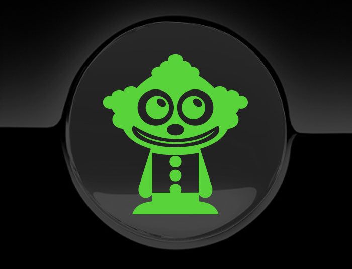 Adorable Clown Fuel Cap Car Sticker