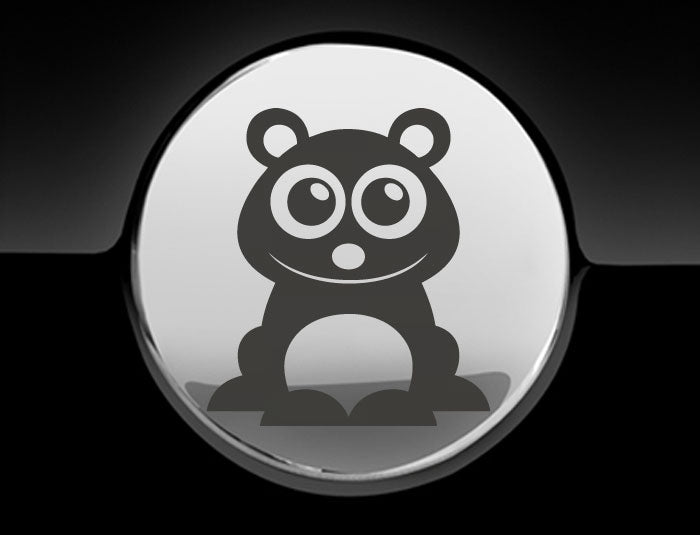 Adorable Panda Fuel Cap Car Sticker