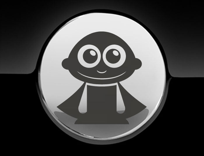 Adorable Superhero Fuel Cap Car Sticker