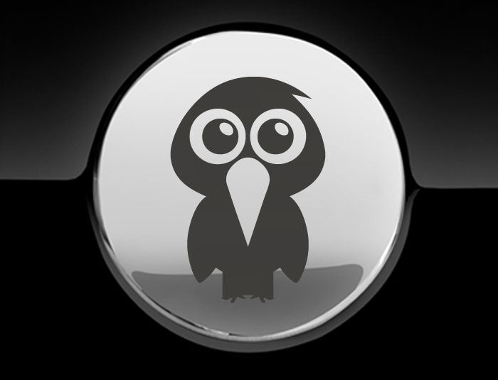 Adorable Hawk Fuel Cap Car Sticker