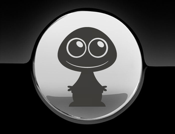 Adorable Alien Fuel Cap Car Sticker