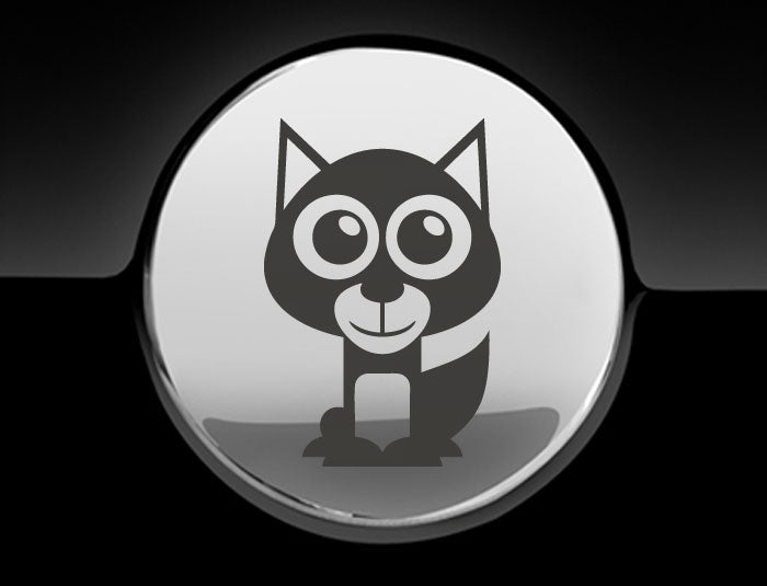 Adorable Husky Fuel Cap Car Sticker