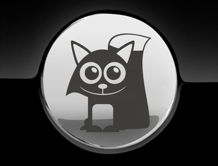 Adorable Fox Fuel Cap Car Sticker