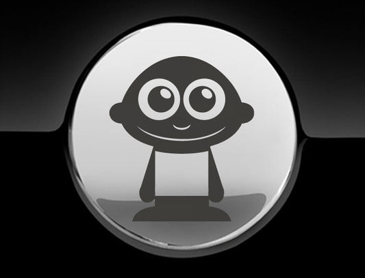 Adorable Boy Fuel Cap Car Sticker