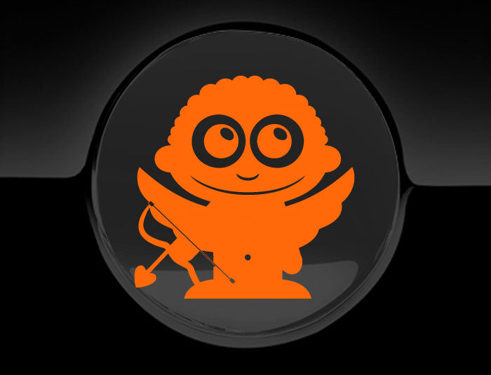 Adorable Cupid Fuel Cap Car Sticker