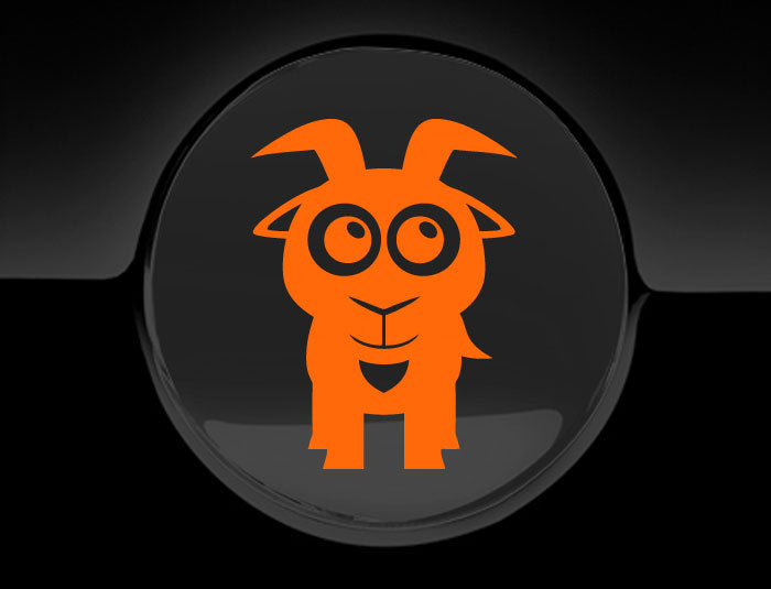 Adorable Goat Fuel Cap Car Sticker