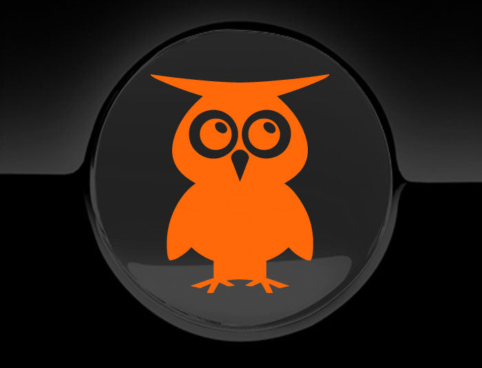 Adorable Owl Fuel Cap Car Sticker