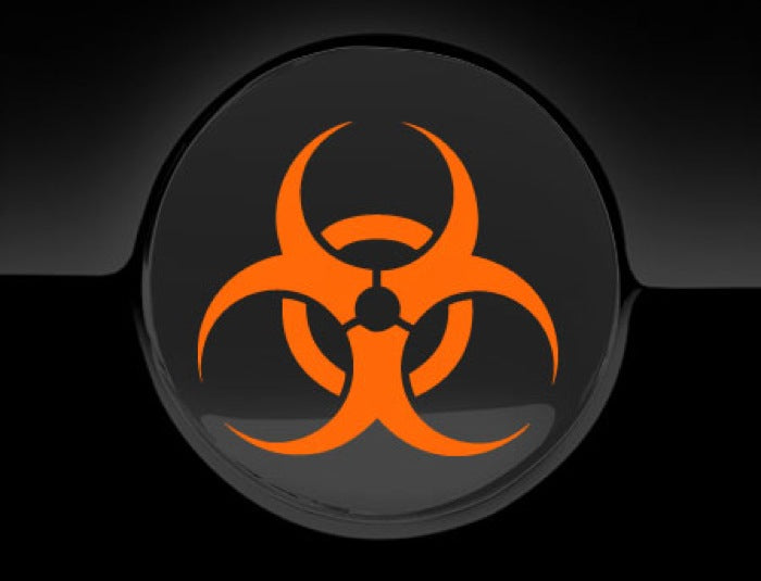 Biohazard Fuel Cap Cover Car Sticker
