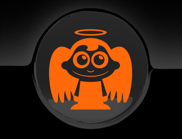 Adorable Angel Fuel Cap Car Sticker