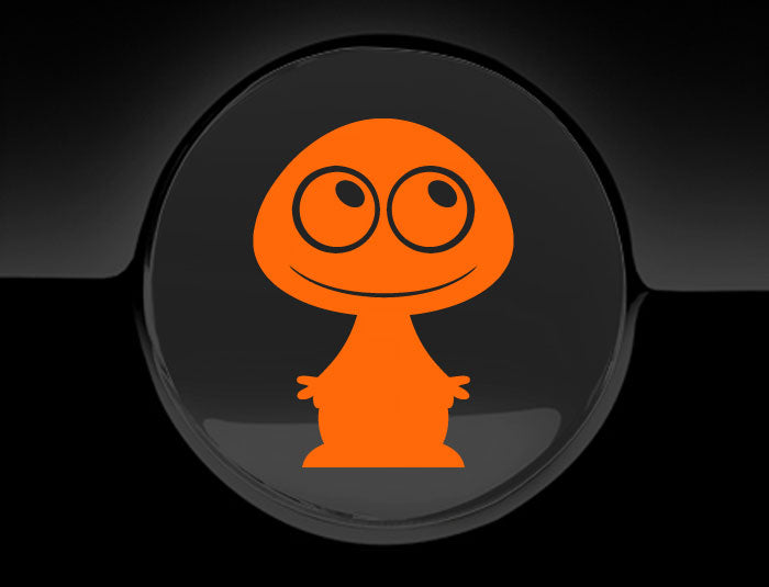 Adorable Alien Fuel Cap Car Sticker