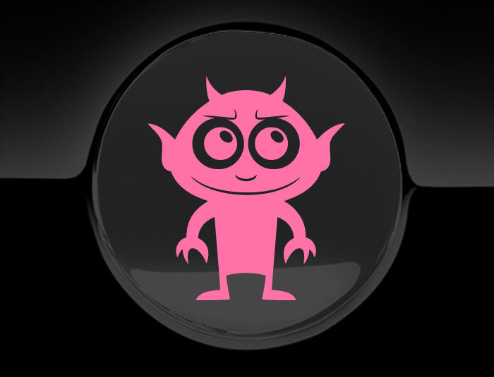 Adorable Demon Fuel Cap Car Sticker