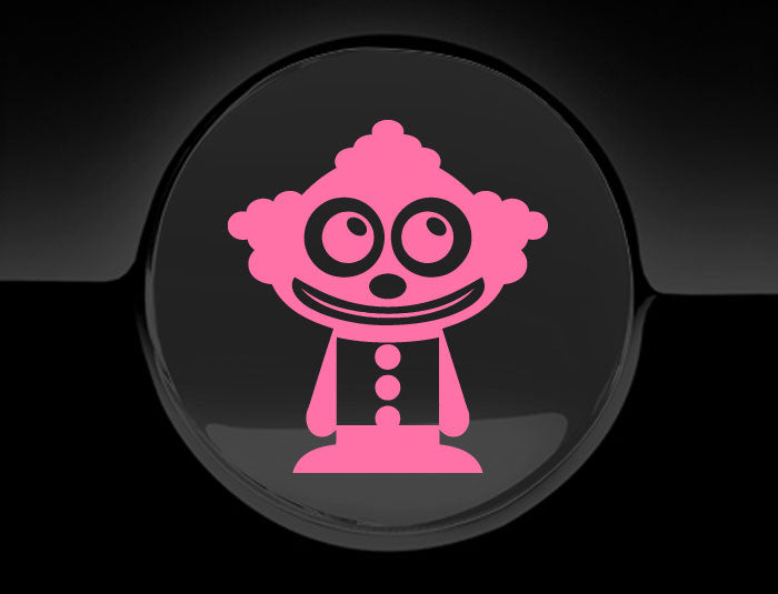 Adorable Clown Fuel Cap Car Sticker