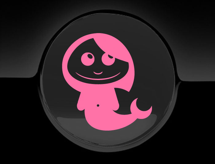 Adorable Mermaid Fuel Cap Car Sticker