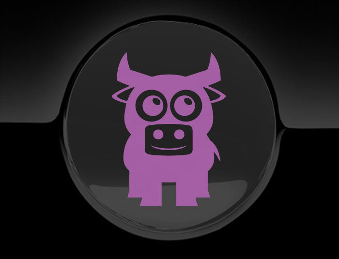 Adorable Bull Fuel Cap Car Sticker