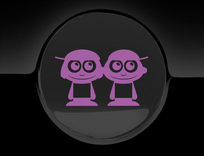 Adorable Boys Fuel Cap Car Sticker